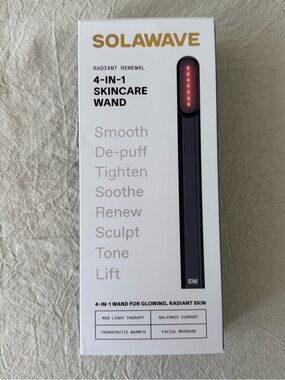 SOLAWAVE 4-in-1 Radiant Renewal Skincare Wand - Black
